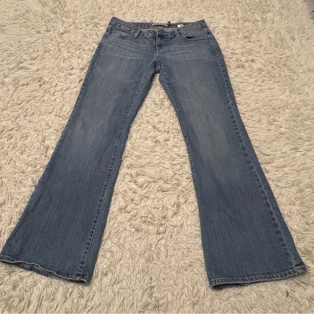 Aeropostale Jeans Hailey Flare Women's Sz 9/10 Reg Y2K Low Rise Distressed